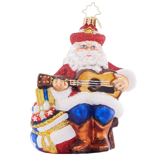 Lone Star Serenade Santa 5"