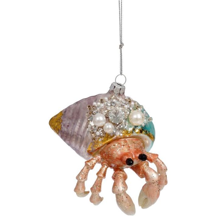 Hermit Crab Ornament 4"