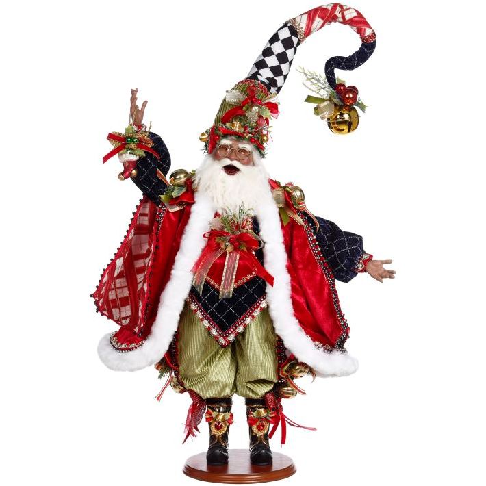 African American Santa's Stocking 23"