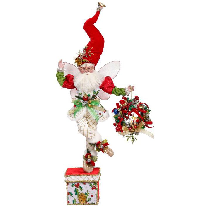 Christmas Wreath Fairy S/H 19"