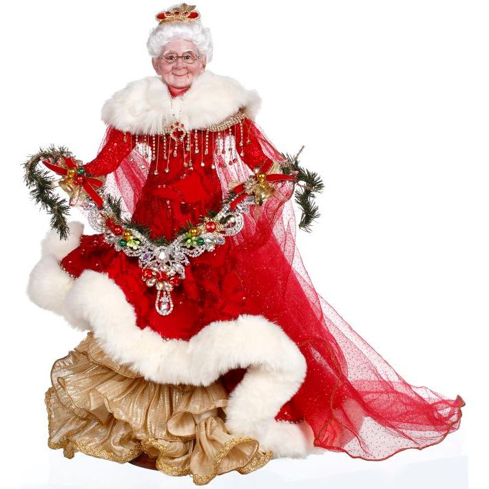 Glittering Jewel Mrs. Claus 24"