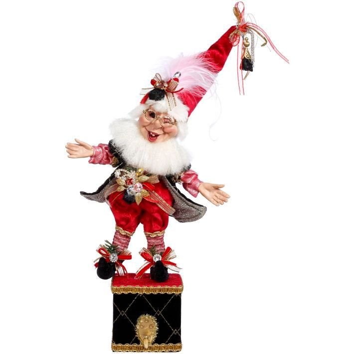 Coal Stocking Elf Stocking Holder 14"