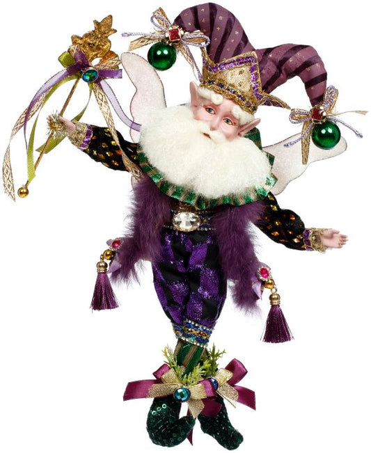 Mardi Gras Jester Fairy,S10.5"