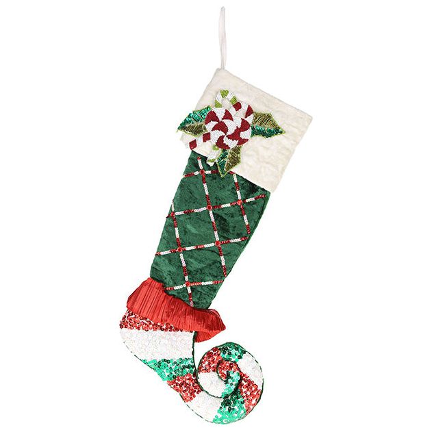 Holly & Ivy Stocking 25"